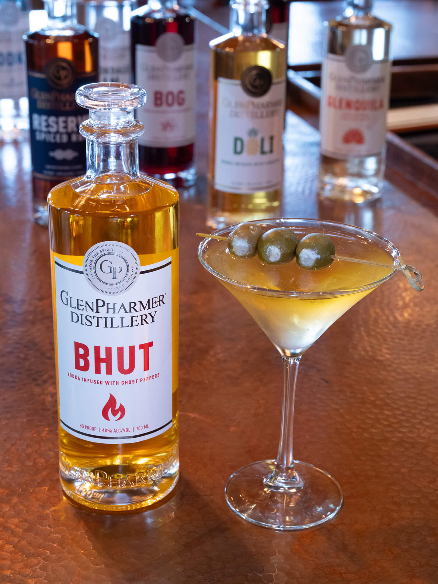 Hot and Dirty Martini