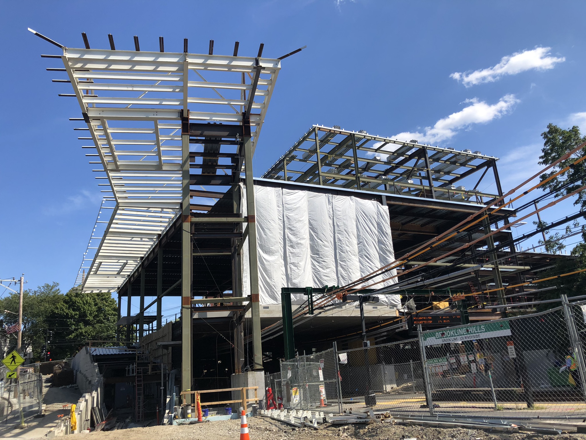 brookline hs construction 2