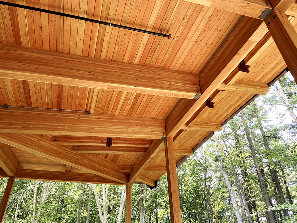 Construction of the main reading room at the Norwell Public Library